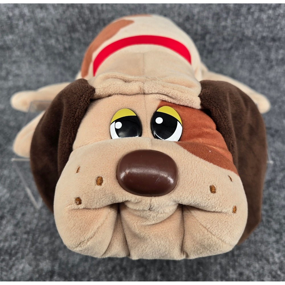 Basic Fun Pound Puppies Plush Kids 17in Tan Brown Spotted Floppy Dog‎ 2019 Cute
